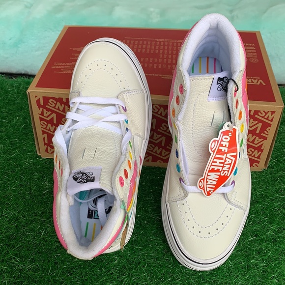 VANS SUPER COMFYCUSH S FLOUR SHOP RAINBOW/TRWHT WM - Picture 7 of 16